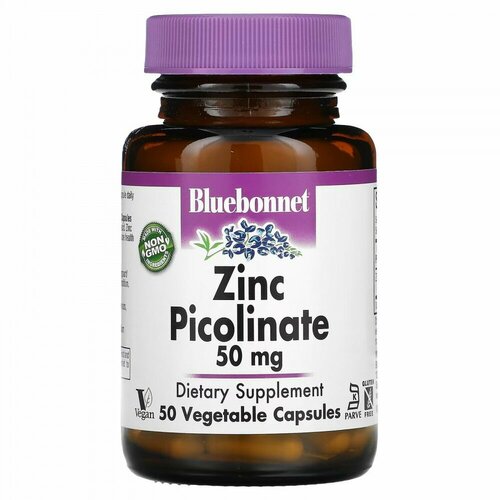 Bluebonnet Nutrition Zinc Picolinate 50  50   /     , -, 