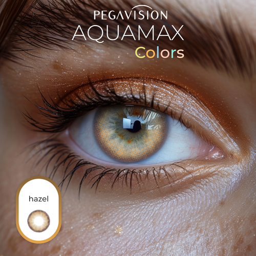   Pegavision Aquamax Colors, 2 ., R 8,6, D -4, Hazel, 1 .   , -, 