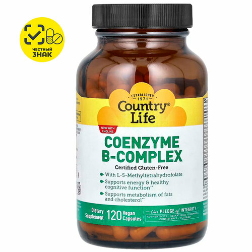 Country Life, oenzyme B-complex,    B, 380 , 120    , -, 