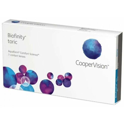   CooperVision Biofinity Toric., 3 ., R 8,7, D +5,CYL:-0,75,A:20, , 1 .   , -, 