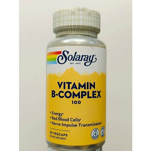 ���������� Solaray B-Complex 100 with Aloe Vera (�������� ��������� ������ B � ���� ����) 50 ��� ������