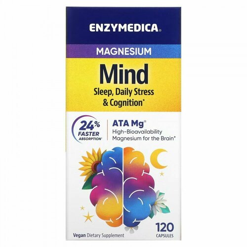  Enzymedica     Magnesium Mind, 120    , -, 