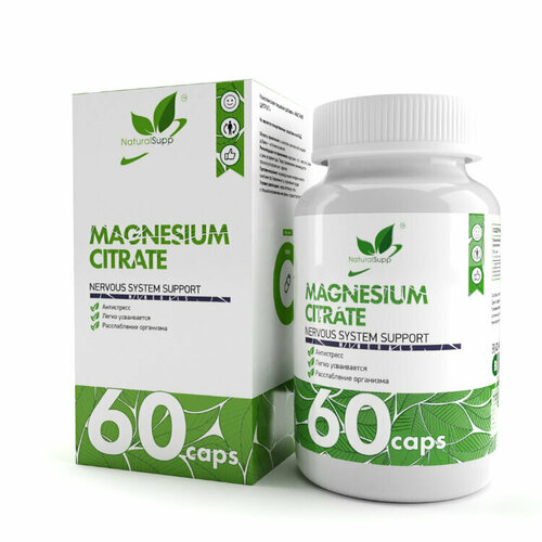 NaturalSupp Magnesium citrate 60 caps   , -, 