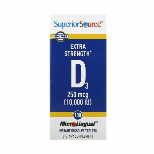 Superior Source D3 10.000 IU 100    , -, 