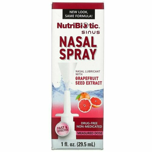 ���������� NutriBiotic, Nasal Spray, ��������� ����� ��� ����, � ���������� ����� ����������, 1 ������ ����� (29,5 ��)