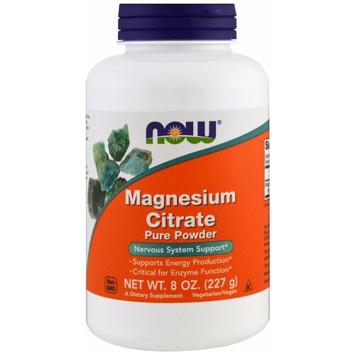 ���������� ������� NOW Magnesium Citrate Pure Powder, 227 �, 220 ��