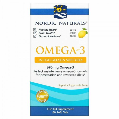 ���������� Nordic Naturals Omega-3 ��� �������� Nordic Naturals, ��������