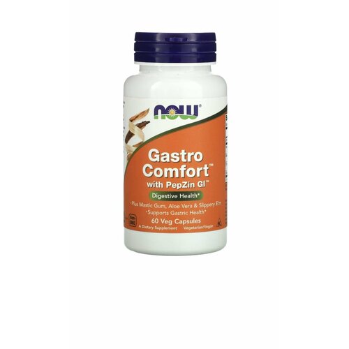         NOW Gastro Comfort with PepZin GI 60    , -, 