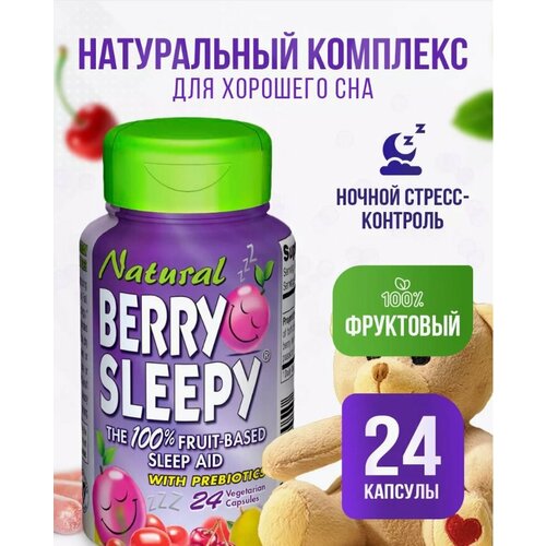   Natural Berry Sleepy The 100% fruit-based sleep aid, 24    , -, 