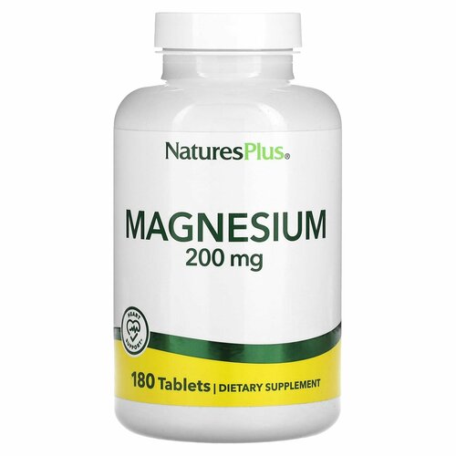���������� ������ ����� NaturesPlus Magnesium chelate, 200 ��, 180 ��������