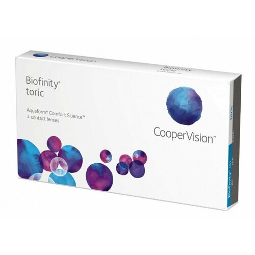 ���������� CooperVision ��������������� ����� Biofinity toric (3 ��), +3,00, 8,7, -2,25, 50