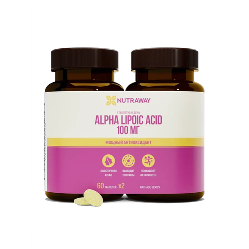 ALPHA LIPOIC ACID (- ) NUTRAWAY 120  ( 60 + 60 )   , -, 