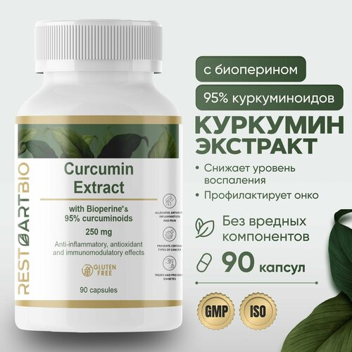  c  250  RestartBio 90  urcumin Piperine   , -, 