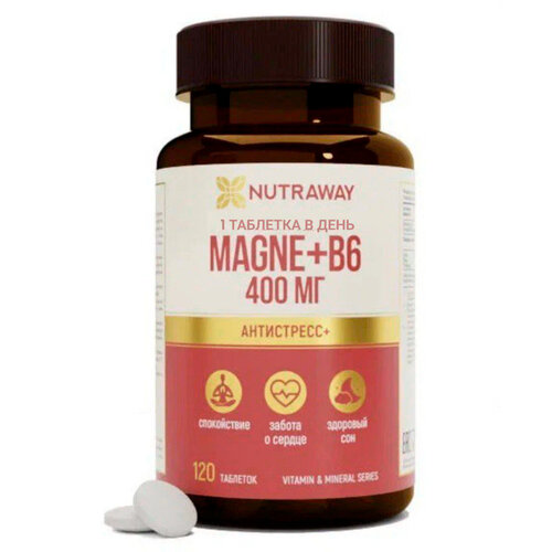 Nutraway Magne + B6 ., 120 .   , -, 