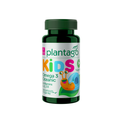 Plantago Omega 3 Oceanic KIDS,   3     - 100 .   , -, 