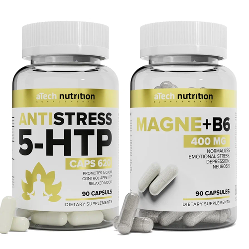  2      aTech nutrition  : 5 HTP  +  B6   , -, 