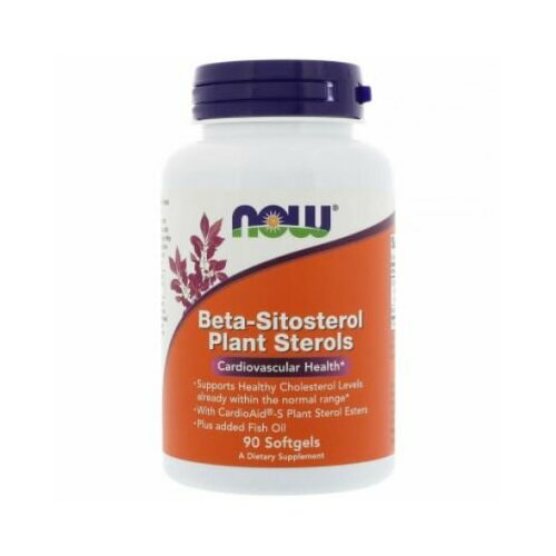 NOW Beta-Sitosterol Plant Sterols (90 . )   , -, 