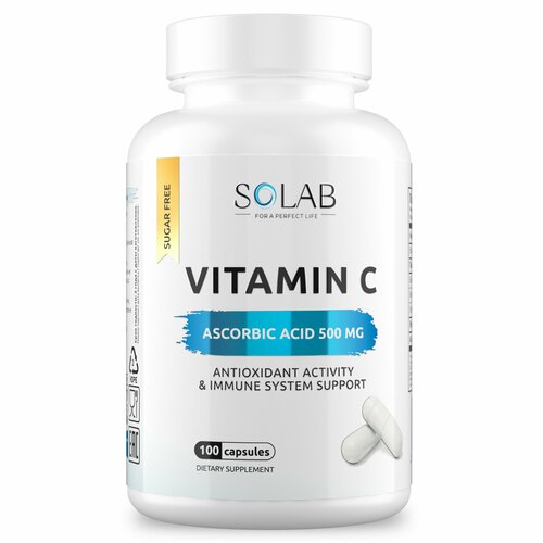 SOLAB   500   , 100      vitamin C   , -, 