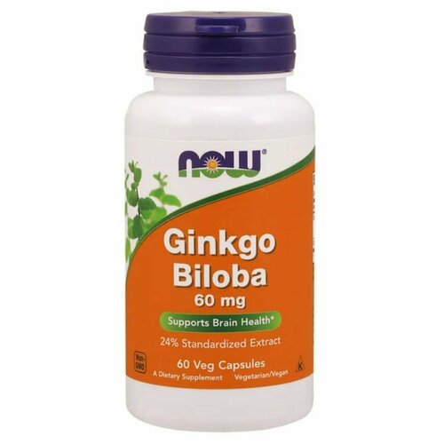 NOW   GINKGO BILOBA 60  60    , -, 