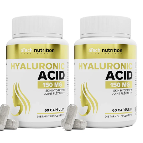 ���������� ����� 2 �������� HYALURONIC ACID (������������ �������) aTech nutrition 60 + 60 ������