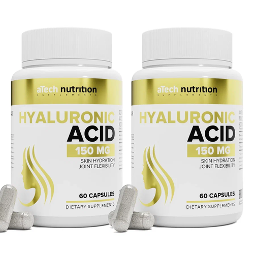  2  HYALURONIC ACID ( ) aTech nutrition 60 + 60    , -, 