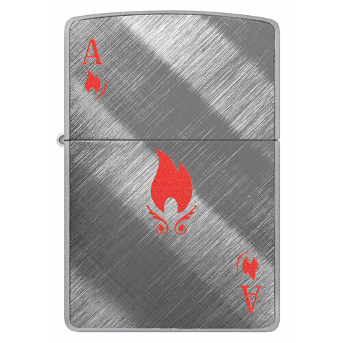    ZIPPO Classic 48451 Ace Design   Brushed Chrome -    , -, 