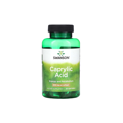   Swanson Caprylic Acid 600 mg (60 )   , -, 