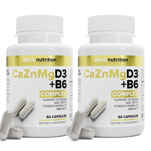 ���������� �Tech Nutrition ������� ���� ������ ������ + �3 + �6, 60 ������, 2 ��.