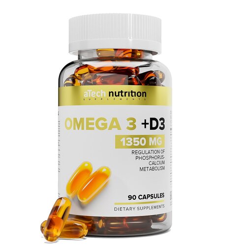  aTech Nutrition Omega 3 + D3, 1.4 , 90 .   , -, 