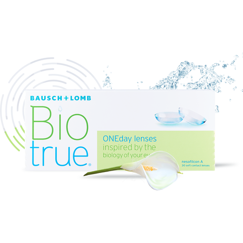   Bausch & Lomb Biotrue ONEday, 30 ., R 8,6, D -8, 1 .   , -, 