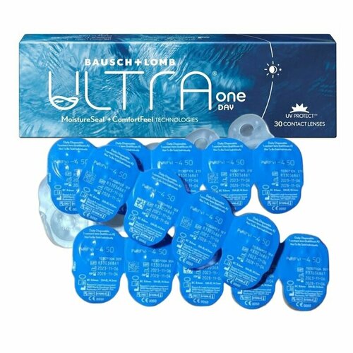 ���������� ���������� ����� Bausch&Lomb ULTRA One Day 30 pk (BC 8.6; D -0.50)
