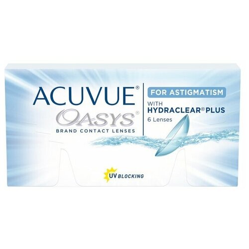   ACUVUE OASYS For Astigmatism with Hydraclear Plus, 6 ., R 8,6, D +3,25,CYL:-1,75,A:130   , -, 