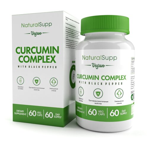 ���������� ������� NaturalSupp Curcumin Complex (���), 60 ��.