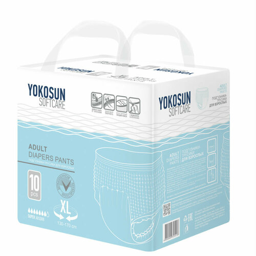   YokoSun Softcare Pants, XL, 7 , 130-170 , 1 .  10 .   , -, 