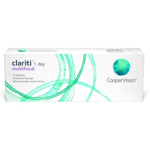 ���������� ����������� ���������� ����� CooperVision Clariti 1 day Multifocal, 30 ��., R 8,6, D +3, ADD: ������, 1 ��.