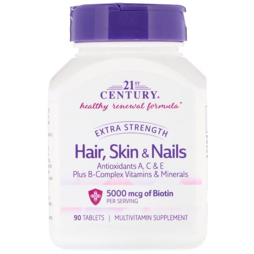 ���������� �������� 21st Century Hair, Skin & Nails, 100 �, 90 ��.