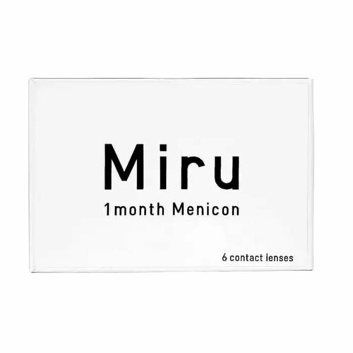 ���������� ���������� ����� �� ����� Menicon Miru 1month, 6 ��., R 8,3, D -6, 1 ��.