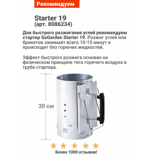 ���������� ������� �������� ����� ������� GoGarden Grill-Master 61 PRO, ������