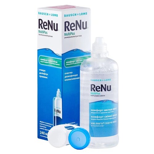���������� ������� Bausch & Lomb Renu MultiPlus, � �����������, 240 ��, 1 ��.