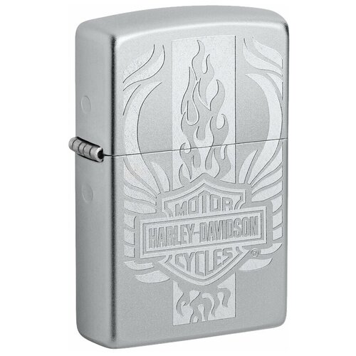 ���������� ������������ ���������� ��������� ZIPPO Classic 49660 Harley-Davidson� c ��������� Satin Chrome� - Harley-Davidson
