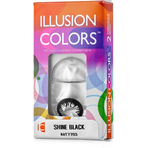   ILLUSION Colors Shine, 2 ., R 8,6, D 0, black   , -, 