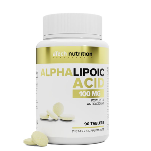 -  ALPHA LIPOIC ACID aTech nutrition 90    , -, 