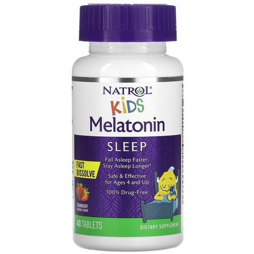   Natrol Kids Melatonin Fast Dissolve, 60 , 40 .   , -, 