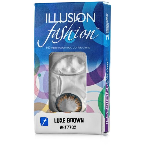   ILLUSION Fashion Luxe, 2 ., R 8,6, D -0,5, brown   , -, 