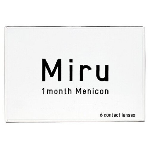   Menicon Miru 1month, 6 ., R 8,3, D -10,5, , 1 .   , -, 