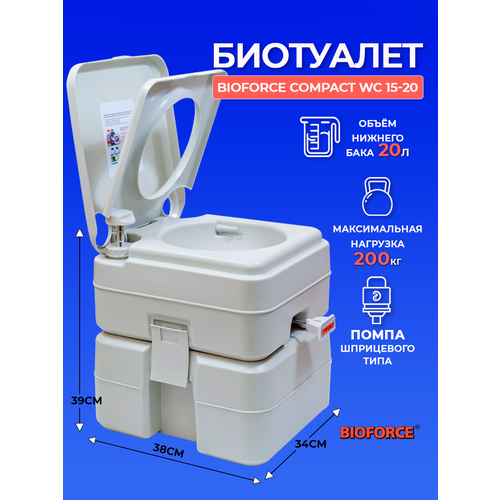 ���������� ��������� ��� ���� � ���� BIOFORCE Compact WC 15-20 ��� ������ � �������, ��� ������ ��� ������� �����, ���������� ����������� �������� �� �������