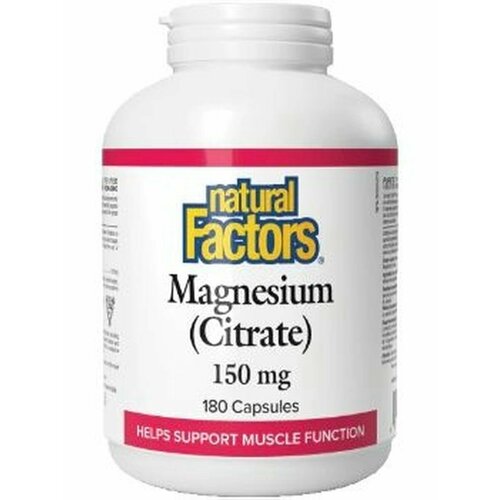 ���������� ������ ������ � ��������, Natural Factors, Magnesium Citrate, 150��, 180 ��.