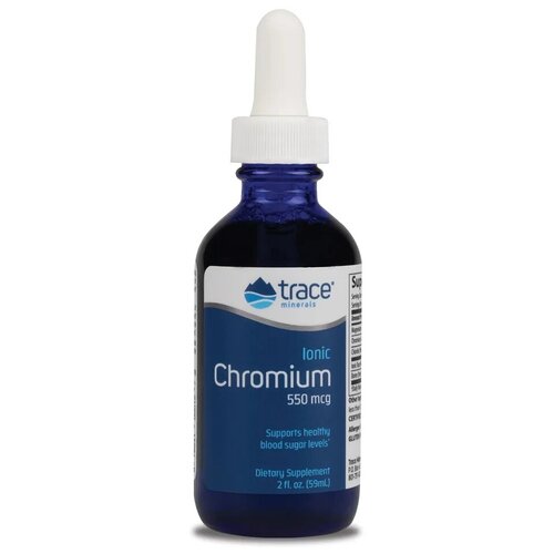 Trace Mineral Ionic Chromium 550 mcg 59 ml   , -, 