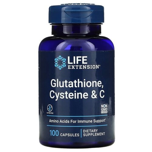 ���������� ������� Life Extension Glutathione Cysteine & C, 160 �, 100 ��.