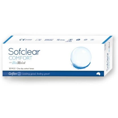    Gelflex Sofclear Comfort with BioMoist One day, 30 ., R 8,6, D -11